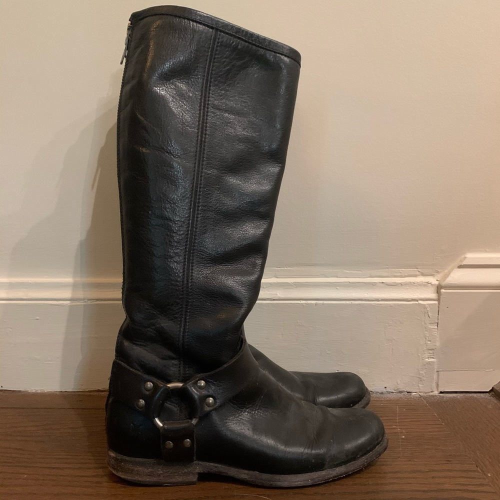 Frye Moto Boots
